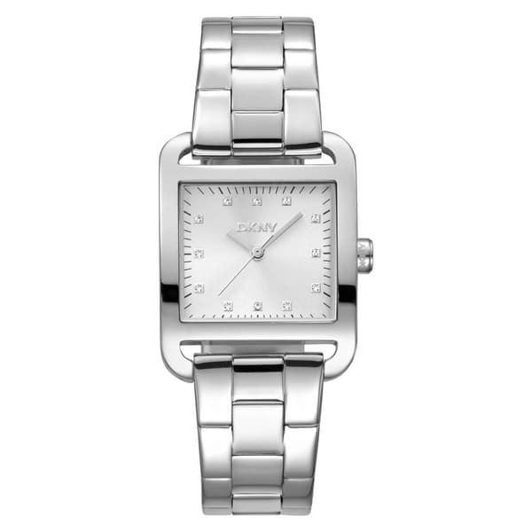 Womens DKNY City Midi Silver-Tone Bracelet Watch - DK1L004M0045