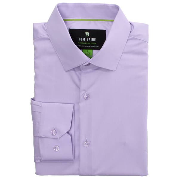 Mens Tom Baine Slim Fit Performance Dress Shirt - Lavender - image 