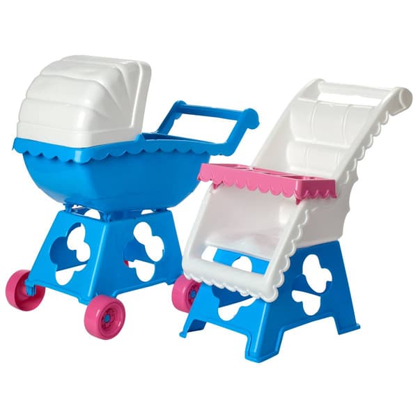 Imagine That! Doll Carriage & High Chair - image 
