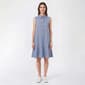 Womens Emma & Michele Sleeveless Ruffle Hem Shirtdress - image 1