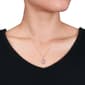 Gemstone Classics&#8482; 10kt. Rose Gold Diamond Chain Pendant - image 2