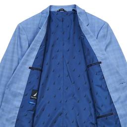 Mens Nautica Blue Plaid Jacket