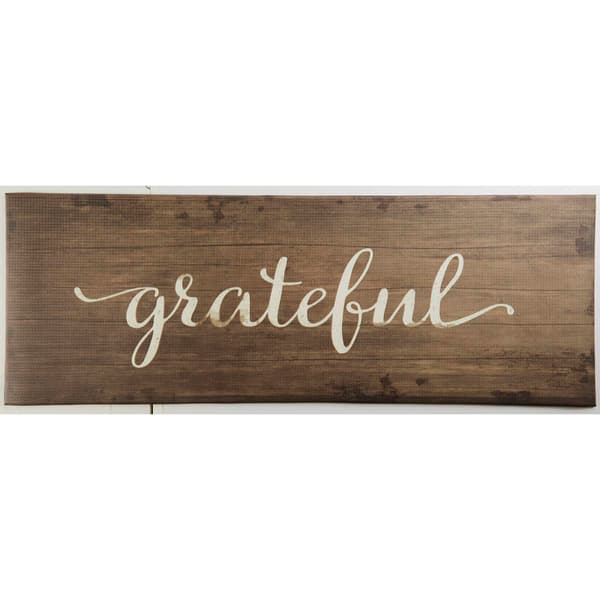J&V Textiles Cloud Comfort Grateful Anti-Fatigue Kitchen Mat - image 