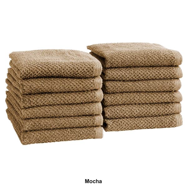 Freshfolds Acacia 12pc. Cotton Quick-Dry Washcloth Set