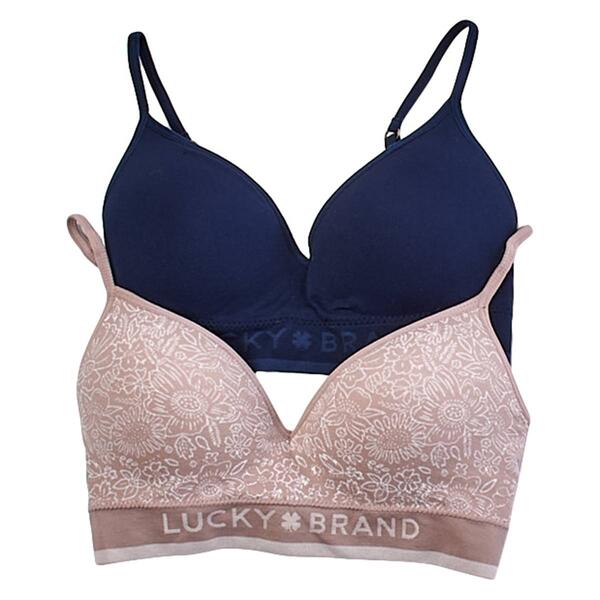 Womens Lucky Brand Bandana Floral Wire-Free Bra LVD27153 - image 
