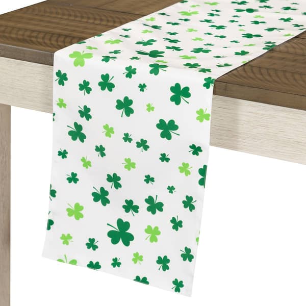 Northlight Seasonal St. Patrick''s Day Shamrock Table Runner