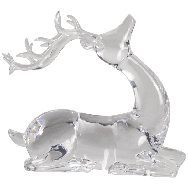 Northlight Laying Acrylic Deer Christmas Decoration