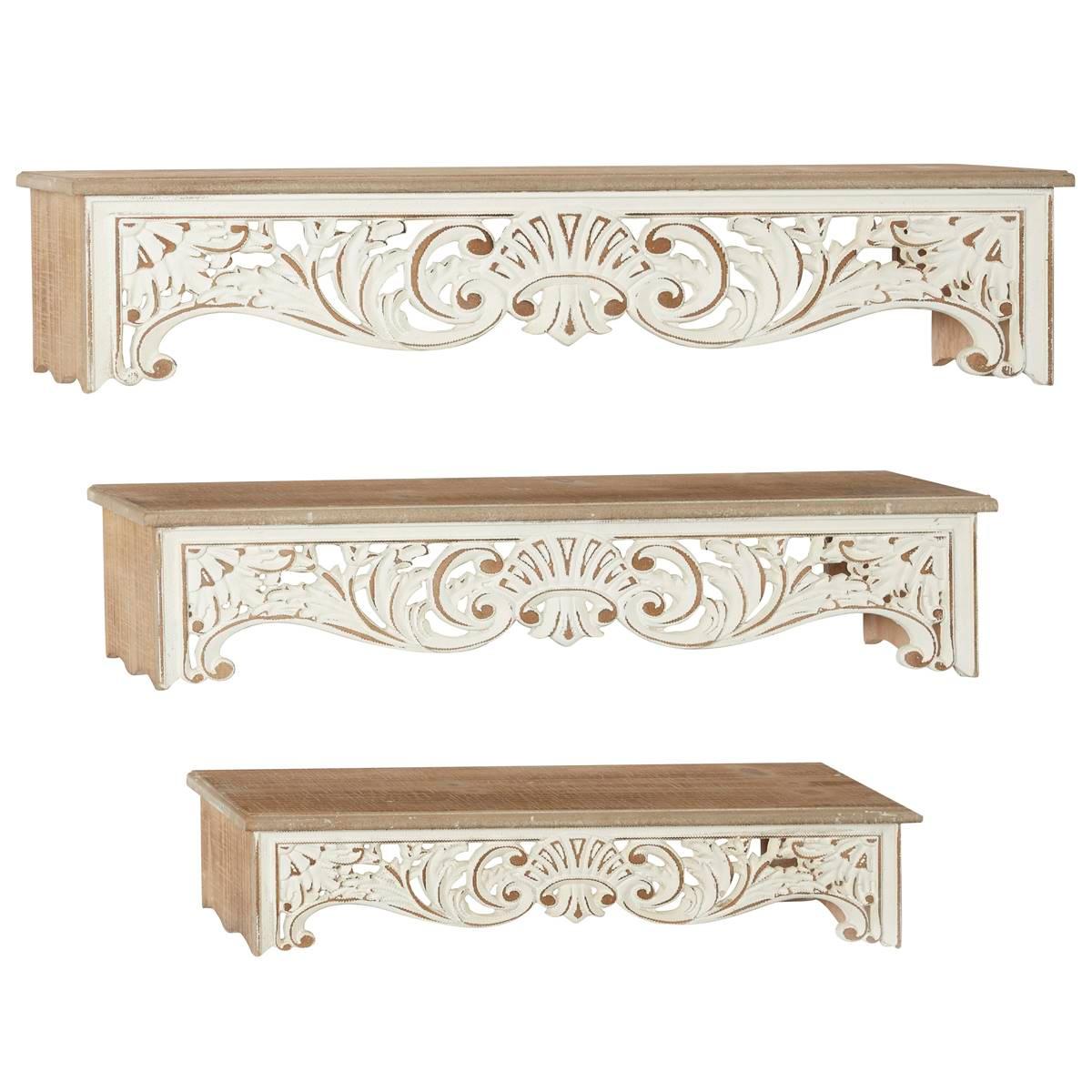 9th & Pike® Wood Wall Shelves - Set Of 3