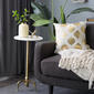 9th & Pike&#174; Marble Contemporary Accent Table - image 2