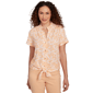 Women''s Gauze Tie Front Top - image 1