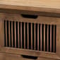 Baxton Studio Clement 2 Drawer Wood Spindle Nightstand - image 5