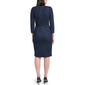 Womens Calvin Klein 3/4 Sleeve Pinstripe Sheath Dress - image 2