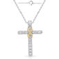 Nova Star® 1/2ctw. Lab Grown Diamond Infinity Cross Pendant - image 2