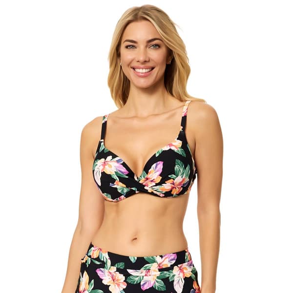 Womens Leilani Moana Gardens Gemini Bikini Swim Top