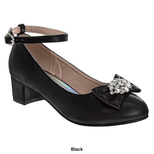 Little Girls Badgley Mischka Slingback Dress Pumps with Bow