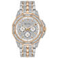 Mens Bulova Octava Two-Tone Crystal Bracelet Watch - 98C133 - image 1