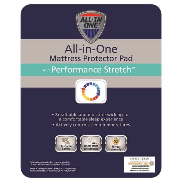 All-In-One Performance Stretch™ Fitted Mattress Pad
