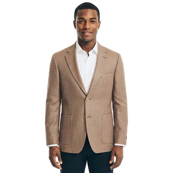Mens Nautica(R) Textured Weave Sport Coat - Tan - image 