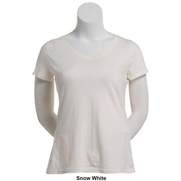 Plus Size Architect&#174; Short Sleeve Slub V-Neck Tee