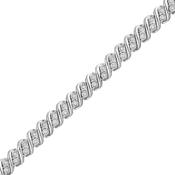 Diamond Classics™ 1/4ctw. Diamond Sterling Silver Tennis Bracelet