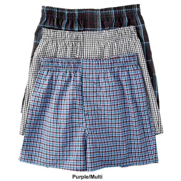 Mens Hanes&#174; Ultimate&#174; 3pk. Stretch Woven Boxers