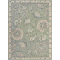 HomeRoots Grey & Blue Wool Floral Hand Tufted Accent Rug - image 1