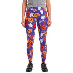 Womens  Runway Ready Ghosts/Pumpkins Halloween Leggings