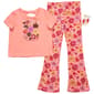 Girls (7-12) BTween(R) 2pc. Sparkle Flower Tee w/ Flare Leggings - image 1