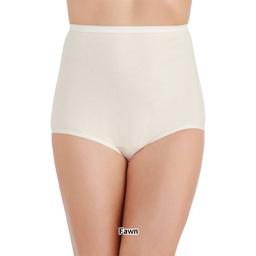 Womens Vanity Fair® Tailored Cotton Brief Panties 15318