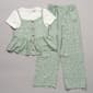 Girls &#40;4-6x&#41; Rare Editions 3pc. Floral Top Pants & Tee Set - image 1