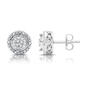 Nova Star&#40;R&#41; 1/10cttw. Lab Grown Diamond Cluster Stud Earrings - image 1