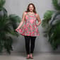 Plus Size 24/7 Comfort Apparel Casual Pink Paisley Tank Top - image 5