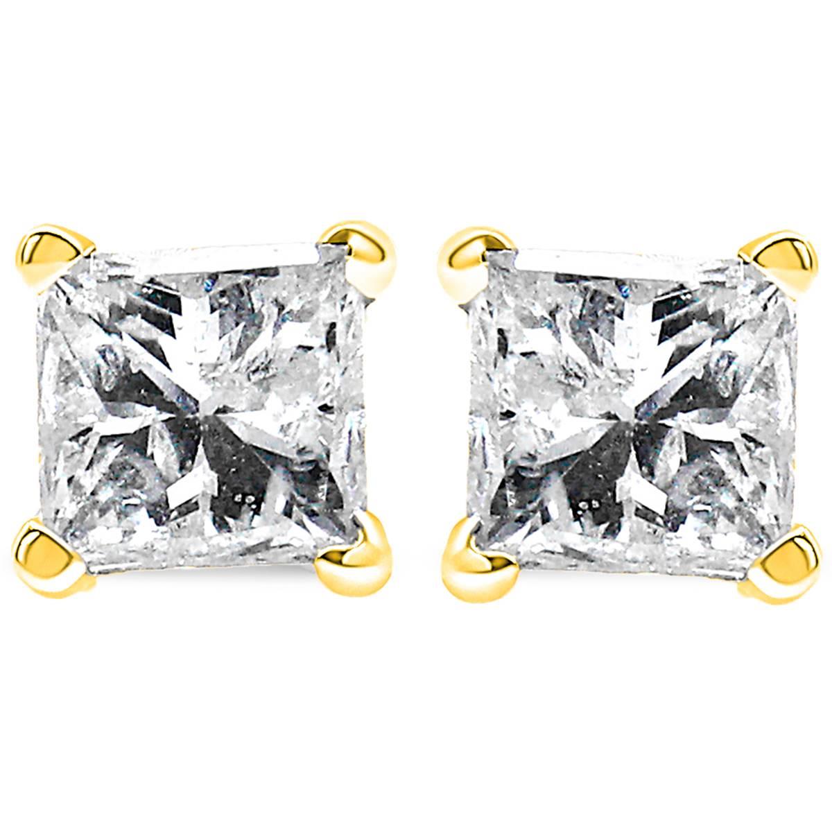 Haus of Brilliance 14kt. Gold 1/2ctw. Diamond Stud Earrings