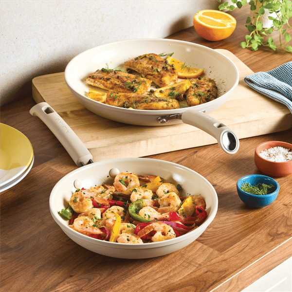 Farberware TrueCook 2pc. Ceramic Plus Induction Frying Pan Set