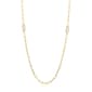 Forever Facets 18kt. Gold Plated Oval Paperclip Necklace - image 1