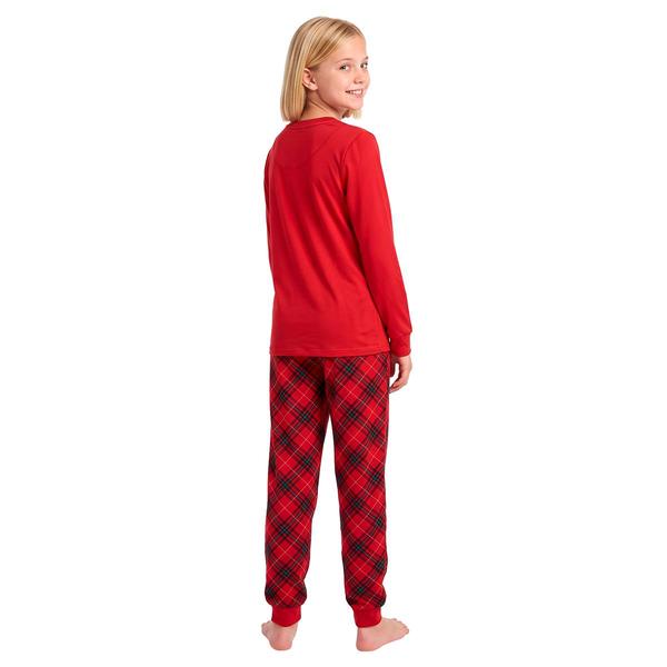 Girls OurFamJam Long Sleeve Penguin Family Joggers Pajama Set