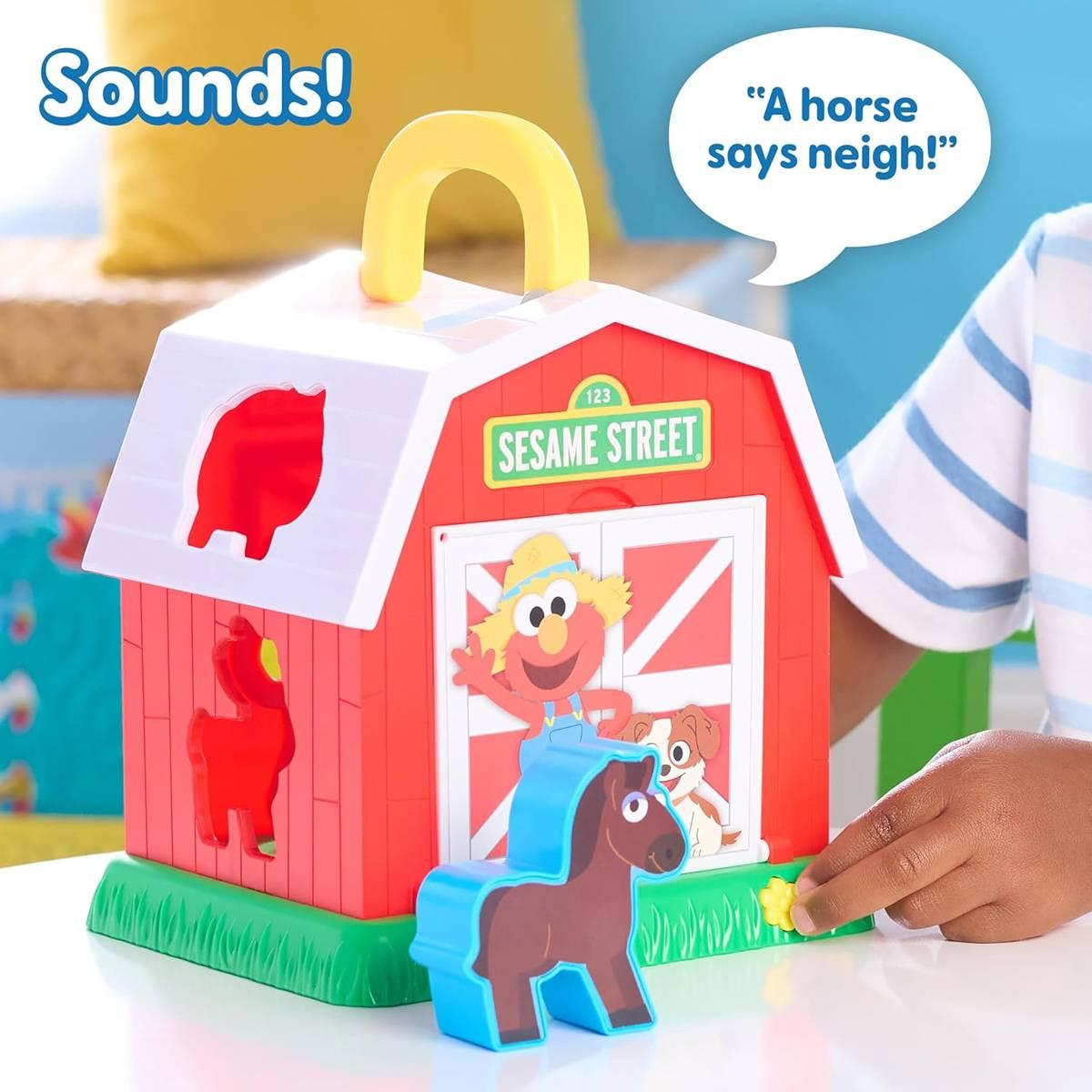 Sesame Street® Elmo''s Learn & Sort Barn