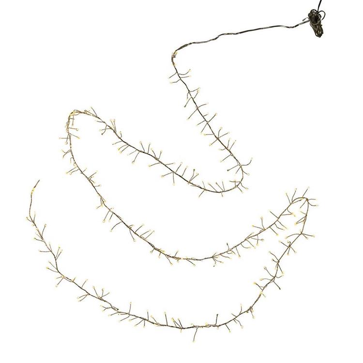 Kurt Adler 8ft. Warm White LED Twinkle Cluster Fairy Light Set