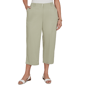 Plus Size Hearts of Palm Bloom Service Solid Fine Twill Pants - image 1