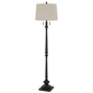 HomeRoots 63in. Rust Two Light Floor Lamp with Shade - image 1