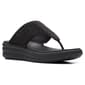 Womens Clarks(R) Cloudsteppers(tm) Drift Jaunt Interest Flip Flops - image 1