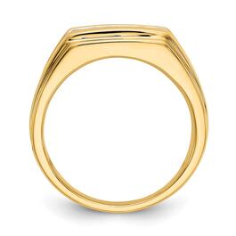Mens Gentlemens Classics™ 14kt. Gold 6-Stone 1/4ctw. Diamond Ring