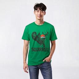Young Mens Squirrel Short Sleeve Graphic Tee