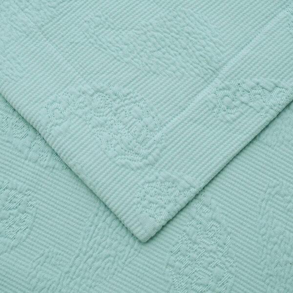 Superior Jacquard Matelass&#233; Paisley Cotton Bedspread Set