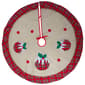 Northlight Seasonal 48in. Burlap Plaid Christmas Tree Skirt - image 3