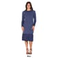 Womens 24/7 Comfort Apparel Ribbed Knit Sweater Dress - image 5