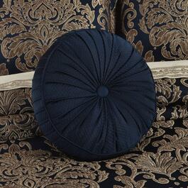 J. Queen Monte Carlo Tufted Round Decorative Throw Pillow - 15x15