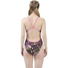Womens Dolfin&#174; Uglies Tapestry String Back One Piece Swimsuit