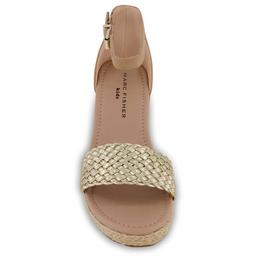 Big Girls Marc Fisher Marren Web Wedge Sandals
