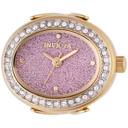 Womens Invicta Pink Dial Quartz Mini Ring Watch - 49600